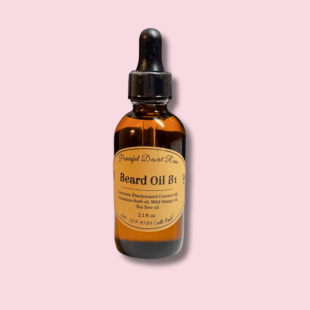 RE-BRANDING Beard Oil - Peaceful Desert Rose B or B1 - Joyful Desert Rose