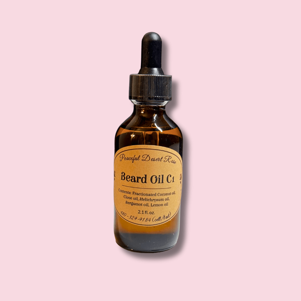 RE-BRANDING Beard Oil - Peaceful Desert Rose C or C1 - Joyful Desert Rose
