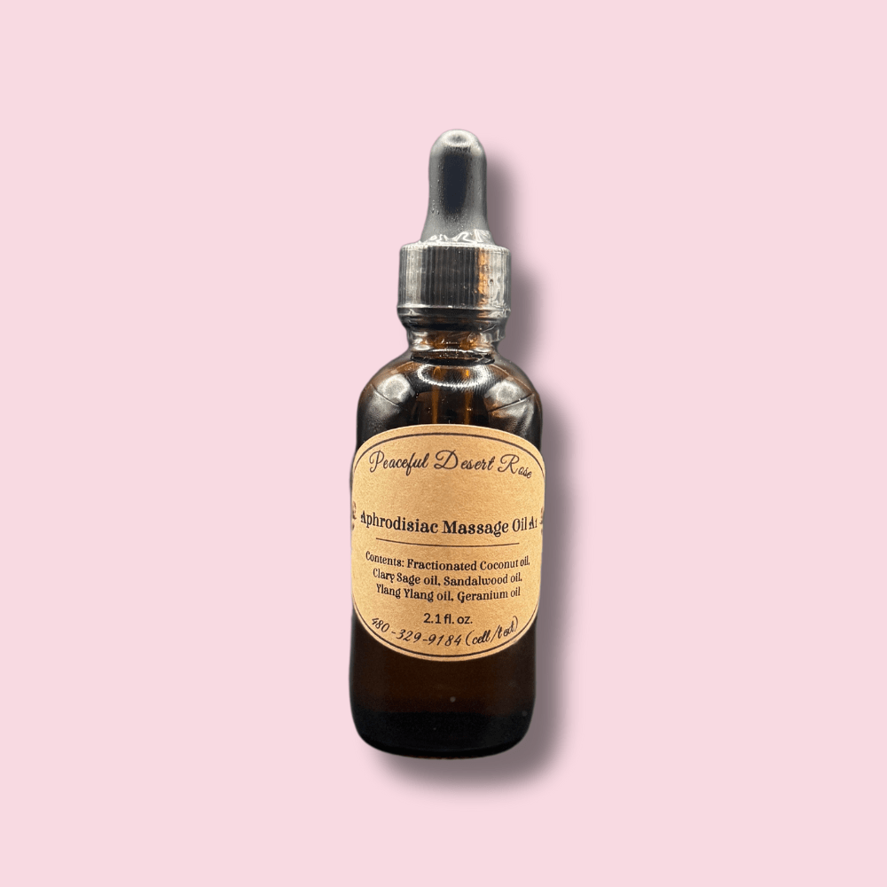 RE-BRANDING Massage Oil - Peaceful Desert Rose Aphrodisiac A or A1 - Joyful Desert Rose